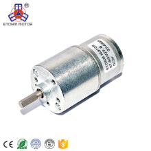 etonm motor de engranajes de 27 mm cc con sgm27b motor de cc de imanes permanentes 6V 12V 24V a bajas revoluciones